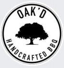 OAK'D HANDCRAFTED BBQ