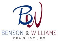 BENSON & WILLIAMS, CPA'S, INC., PS