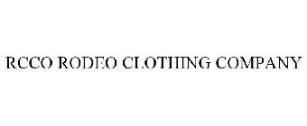 RCCO RODEO CLOTHING COMPANY