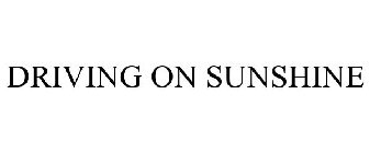 DRIVING ON SUNSHINE