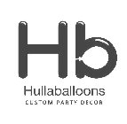 HB HULLABALLOONS CUSTOM PARTY DECOR