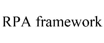 RPA FRAMEWORK