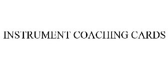 INSTRUMENT COACHING CARDS