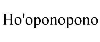 HO'OPONOPONO