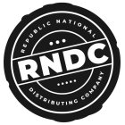 RNDC REPUBLIC NATIONAL DISTRIBUTING COMPANY