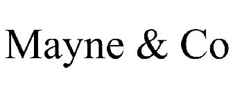MAYNE & CO