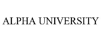 ALPHA UNIVERSITY