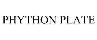 PHYTHON PLATE