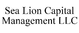 SEA LION CAPITAL MANAGEMENT LLC