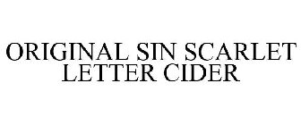 ORIGINAL SIN SCARLET LETTER CIDER