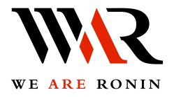 WAR WE ARE RONIN