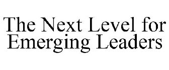 THE NEXT LEVEL FOR EMERGING LEADERS