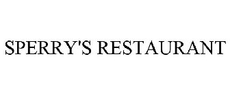 SPERRY'S RESTAURANT