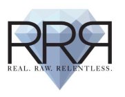 RRR REAL. RAW. RELENTLESS.