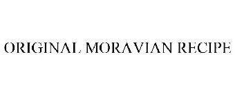 ORIGINAL MORAVIAN RECIPE