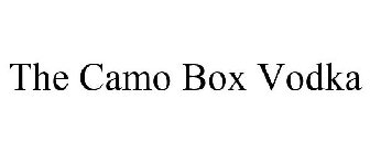 THE CAMO BOX VODKA
