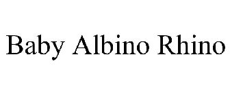 BABY ALBINO RHINO