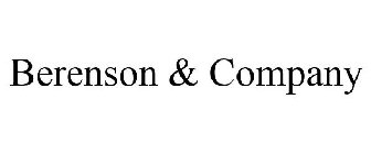 BERENSON & COMPANY