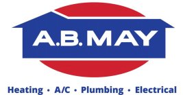 A.B. MAY HEATING · A/C · PLUMBING · ELECTRICAL