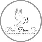 PINK DOVE CO WHERE YOU THRIVE, NOT JUST SURVIVE