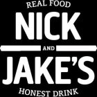 REAL FOOD NICK AND JAKE'S HONEST DRINK
