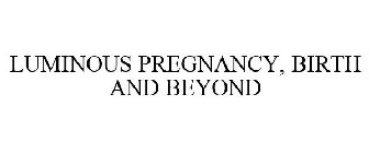 LUMINOUS PREGNANCY, BIRTH AND BEYOND