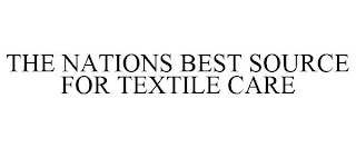 THE NATIONS BEST SOURCE FOR TEXTILE CARE