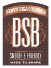 BROWN SUGAR BOURBON BSB SMOOTH & FRIENDLY MADE TO SHARE
