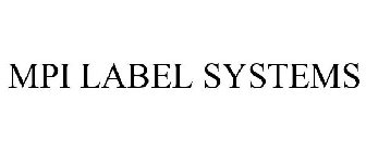 MPI LABEL SYSTEMS