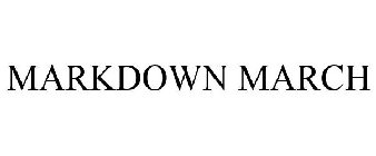 MARKDOWN MARCH