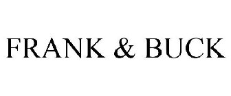 FRANK & BUCK