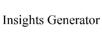 INSIGHTS GENERATOR