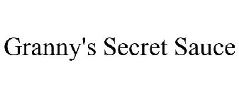 GRANNY'S SECRET SAUCE