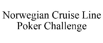 NORWEGIAN CRUISE LINE POKER CHALLENGE