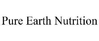 PURE EARTH NUTRITION