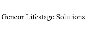 GENCOR LIFESTAGE SOLUTIONS