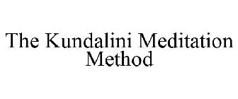 THE KUNDALINI MEDITATION METHOD
