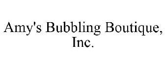 AMY'S BUBBLING BOUTIQUE, INC.