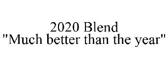 2020 BLEND 