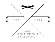 EST 2015 THE GENTLEMEN'S BARBERSHOP