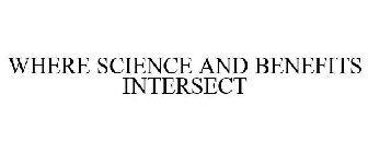 WHERE SCIENCE AND BENEFITS INTERSECT