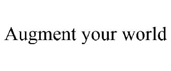 AUGMENT YOUR WORLD