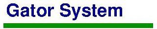 GATOR SYSTEM