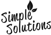 SIMPLE SOLUTIONS