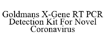 GOLDMANS X-GENE RT PCR DETECTION KIT FOR NOVEL CORONAVIRUS