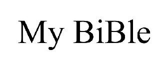 MY BIBLE