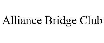 ALLIANCE BRIDGE CLUB
