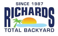 SINCE 1987 RICHARDS TOTAL BACKYARD