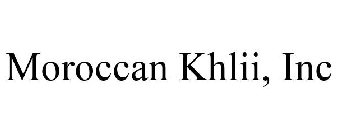 MOROCCAN KHLII, INC