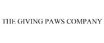 THE GIVING PAWS COMPANY